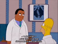homer simpson laughing GIF