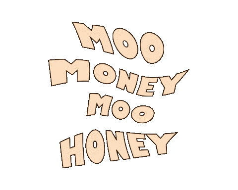 cow moo Sticker by dirrty