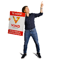 Vindmakelaardij vind vindmakelaardij vinddick vindnoa Sticker