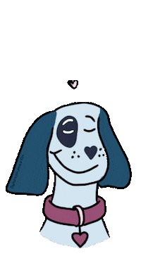agnesjohanna love dog like in love Sticker
