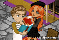 Reading A Book Zephyr GIF