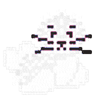 keeyum pixel webkinz Sticker