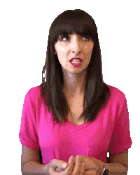jennrobbins pink confused huh confusion Sticker