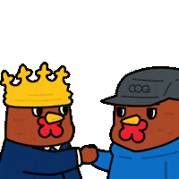 COQINU bet deal coq bokbok Sticker