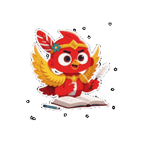 Crypto Flying Sticker by The Cardinal Virtue