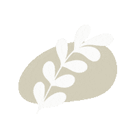 Vatrushka-an leaves белый листья leaveswhite Sticker