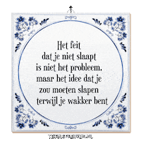 Focus Stress Sticker by Tegelspreuken.nl