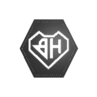 blackheartrussia bh hb black heart blackheart Sticker
