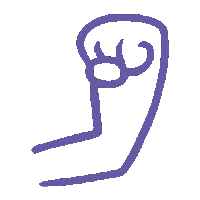 Vegan Muscle Sticker by Rebelicious