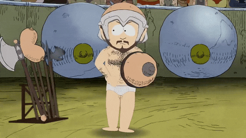 battle warrior GIF by South Park 