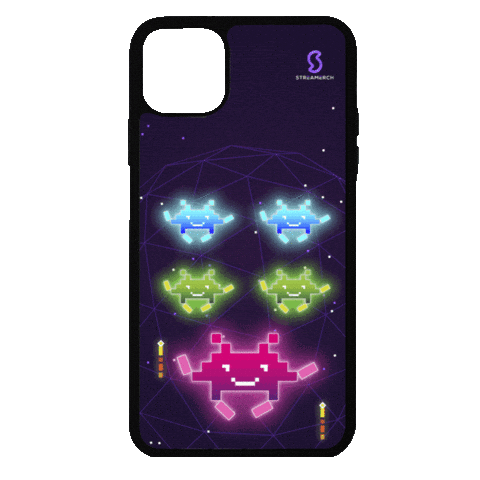 streamerchmx game pixel galaga streamerch Sticker