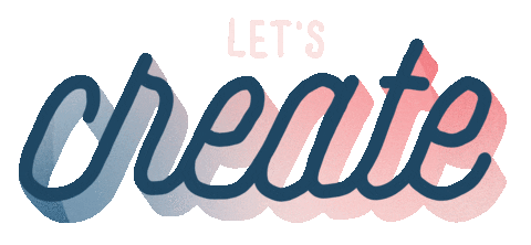 Pink Create Sticker
