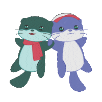 Best Friend Swimming Sticker by Odd Otties