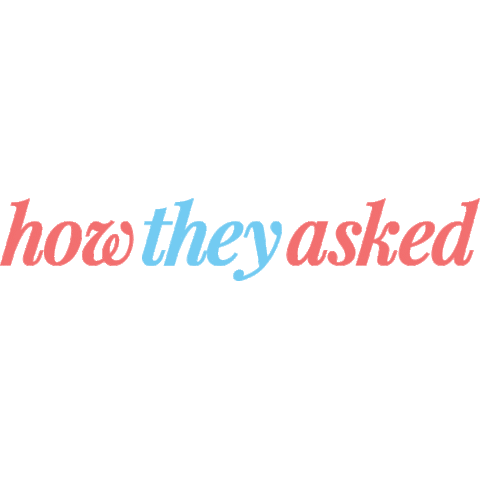 the knot wedding Sticker by How They Asked