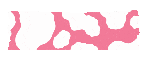 Pink Cow Sticker