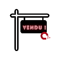 Commerce Vendu Sticker by Groupe C2i immobilier