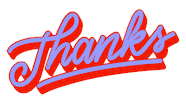 Thanks Thank You Sticker