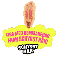 Kebab Sticker by Schysst Käk