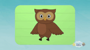 owl o GIF by Super Simple