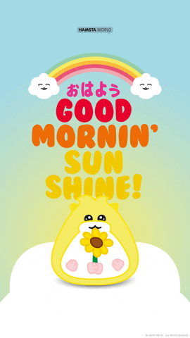 Happy Good Morning GIF by hamsta.world