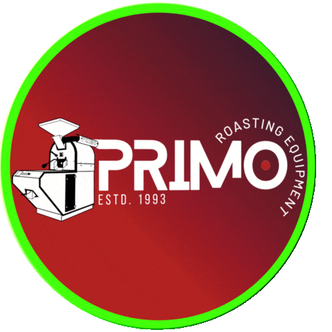 Coffee Roasters 3D Logo Sticker by Primo Roasting Equipment