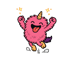 Excited Celebration Sticker