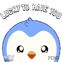 I Love You Sticker by Pudgy Penguins