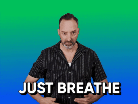 Just Breathe GIF by Tony Hale