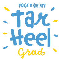 Tar Heels Carolina Sticker by UNC-Chapel Hill