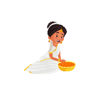 CreativeHatti welcome creativehatti flowergirl indianstickers Sticker