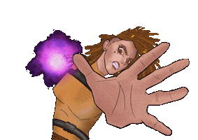 Velaviee fight girl angry energy Sticker