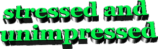 unimpressed in your face Sticker by AnimatedText