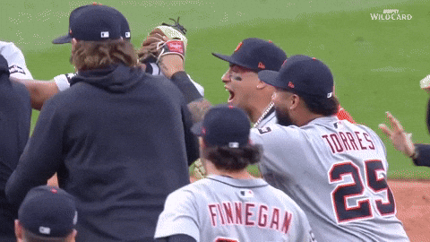 Celebrate Detroit Tigers GIF by MLB