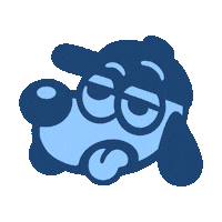 Happy Dog Sticker by YAICECREAM