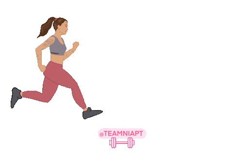 Workout Running Sticker by Team Nia PT