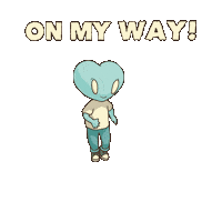 Leaving On My Way Sticker by LT3 Creations