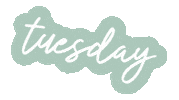 ajenericadventure tuesday day of the week meal planning jeneric Sticker