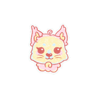 Cat Illustration Sticker
