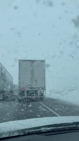 Late-Season Snowstorm Causes 'Treacherous Conditions' in Southern Wyoming