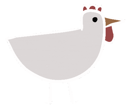 Fun Chicken Sticker