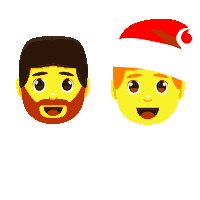 merry christmas love Sticker by Vodafone