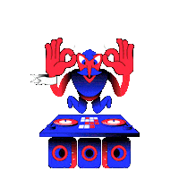 Dance Dj Sticker