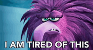 tired over it GIF