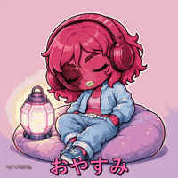 おやすみ GIF by WVRPS