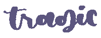 Sad Lettering Sticker