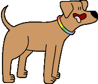 Happy Dog Sticker by Budapest Pride