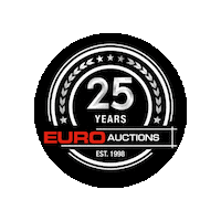 EuroAuctions year anniversary 25 euroauctions Sticker