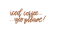 milkandhoneymade coffee iced coffee milkandhoneymade Sticker
