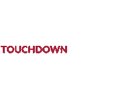 University Of Arkansas Touchdown Sticker by Arkansas Alumni Association