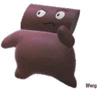 Confused Swiss Roll Sticker